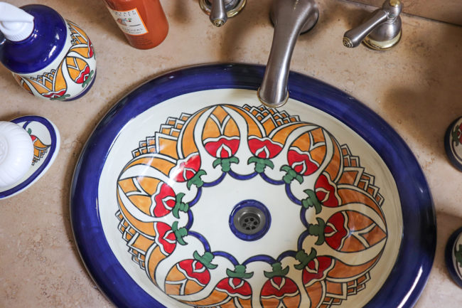 Lavamanos, bath, lirio, ceramic, topis ceramic, ceramica, topis ceramica